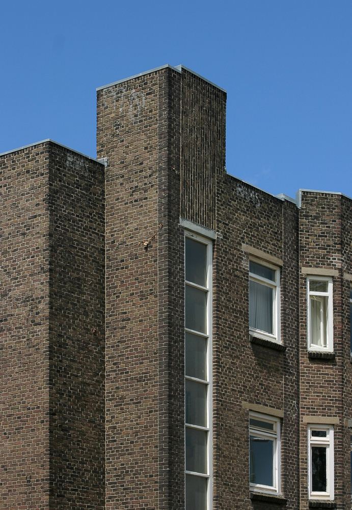 gevel detail architectuur nieuwe haagse school